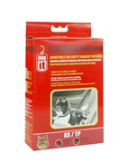 Dogit Adjustable Nylon Dog Car Safety Harness, Black-XSmall