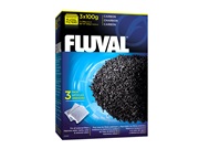 Fluval Carbon, 3 x 100 g (3.5 oz) nylon bags
