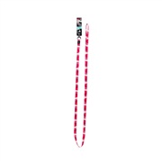 Dogit Style Nylon Print Dog Leash-Wild Stripes, Red, Medium