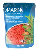 Marina Orange Decorative Aquarium Gravel, 450g (1 lb)