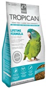 Tropican Lifetime Formula Granules for Parrots - 820 g (1.8 lb) 