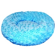 Catit Style Cat Donut Bed-Rosebud, Blue, Small. 40cm dia. x 12.7cm (16" dia x 5").