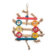 HARI Rustic Treasures Bird Toy Bamboo Ring Abacus