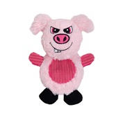Dogit Stuffies Dog Toy – Flat Friend - Pig - 19 cm (7.5 in)