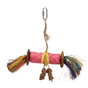 HARI Rustic Treasures Bird Toy Buri Wrap Color - Large