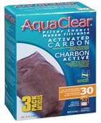 AquaClear 30 Activated Carbon Filter Insert 3 pack, 165g (5.8 oz)