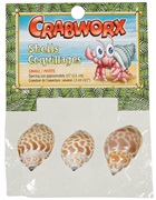 Crabworx Shells, small, 3 pieces