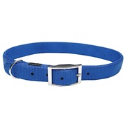 Dogit Single Ply Nylon Dog Collar with Buckle- Blue, Large (55cm/22”)