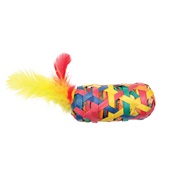 Cat Love Terra Toys Catnip Cat Toy - Cylinder with Feathers - Large