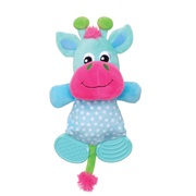 Dogit Stuffies Dog Toy - Plush & Crinkle Blue Reindeer - 20 cm (8 in)