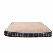 Dogit DreamWell Dog Mattress Bed - Rectangular - Blue Tartan - 91 x 71 x 12.7 cm (36 x 28 x 5 in)