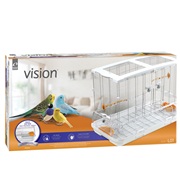 Vision Bird Cage for large birds (L01)- Single height, Small wire- Size: 75 x 38 x 54.5 cm (29.5 L x 15 W x 21.5 in H)
