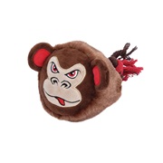 Dogit Stuffies Dog Toy – Big Head Friend - Monkey - 23 cm (9 in)