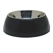 Dogit 2-in-1 Dog Dish, Small-Black. Holds 350 mL (11.8 fl oz)