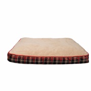 Dogit DreamWell Dog Mattress Bed - Rectangular - Red Tartan - 91 x 71 x 12.7 cm (36 x 28 x 5 in)