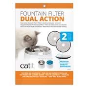 Catit Fresh & Clear Premium Dual-Action Replacement Filters – 2 pack