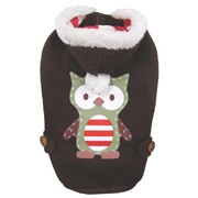 Dogit Christmas 2012 Small Dog Toy & Apparel Collection - Owl Hoodie, Medium