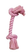 Dogit Dog Knotted Rope Toy, Pink Rope Bone, Small