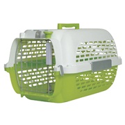 Dogit Voyageur Dog Carrier- Green/White, Small (48.3 cm L x 32.6 cm W x 28 cm H / 19in x 12.8in x 11in)