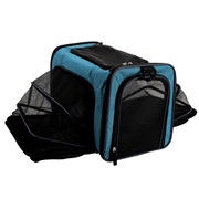 Dogit Explorer Soft Carrier Expandable Carry Bag - Blue