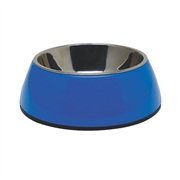 Dogit 2-in-1 Dog Dish-,XSmall, blue (160 ml/5.4 fl oz)