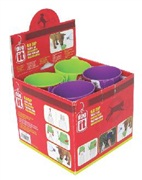 Dogit Dog H20 Portable Drinking Cup, Display Box with 24 cups (12 ea green/purple)