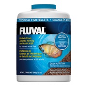 Fluval Tropical Fish Medium Sinking Pellets - 340 g (12 oz)