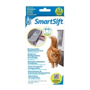 Catit Design SmartSift Biodegradable Replacement Liners - 12-pack For Pull-Out Waste Bin
