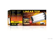 Exo Terra Linear Top - Small - 17.7”- 45 cm - holds 2 x 14 W (15”/38 cm) Linear Tubes