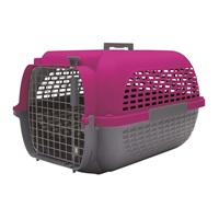 Dogit Voyageur Dog Carrier - Fuchsia/Charcoal - Medium - 56.5 cm L x 37.6 cm W x 30.8 cm H (22 in x 14.8 in x 12 in)