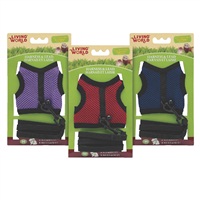 Living World Medium Harness and Lead Set, Assorted Colors
