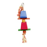 LW Festive Favors,Rope,Wood & Paper Box Toy, 30 cm