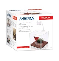Marina CUBUS Glass Betta Kit, 3.4 L (0.9 U.S. gal)