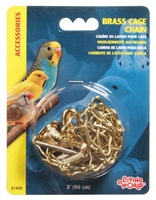 Living World Brass Cage Chain  90 cm (3 ft)