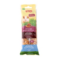 Living World Guinea Pig Sticks, Honey Flavor, 112 g (4 oz), 2-pack  