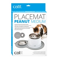 Catit Peanut Placemat Medium - Grey