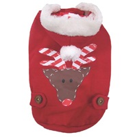 Dogit Christmas 2012 Small Dog Toy & Apparel Collection - Reindeer Hoodie, X-Small