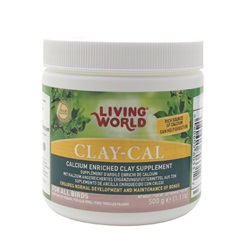 Living World Clay-Cal Calcium Enriched Clay Supplement for Birds 500 g (1.1 lb)