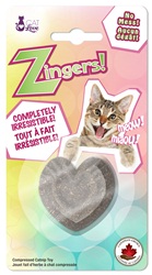 Cat Love Zingers! Heat pressed catnip toy - Heart shape - 8.5 g