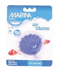 Marina Cool Clam Air Stone,  2.5” (6.35 cm)