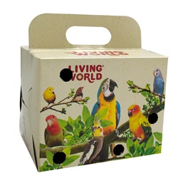 Living World Bird Carrier Cardboard Box