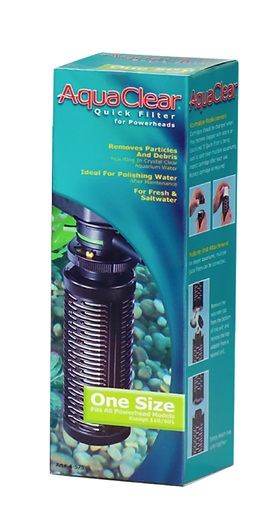 4 Packs with 2 per Pack AquaClear Quick Filter Refill Cartridge for AquaClear Quick Filter Powerhead Attachment - 8 Total Filters - A578